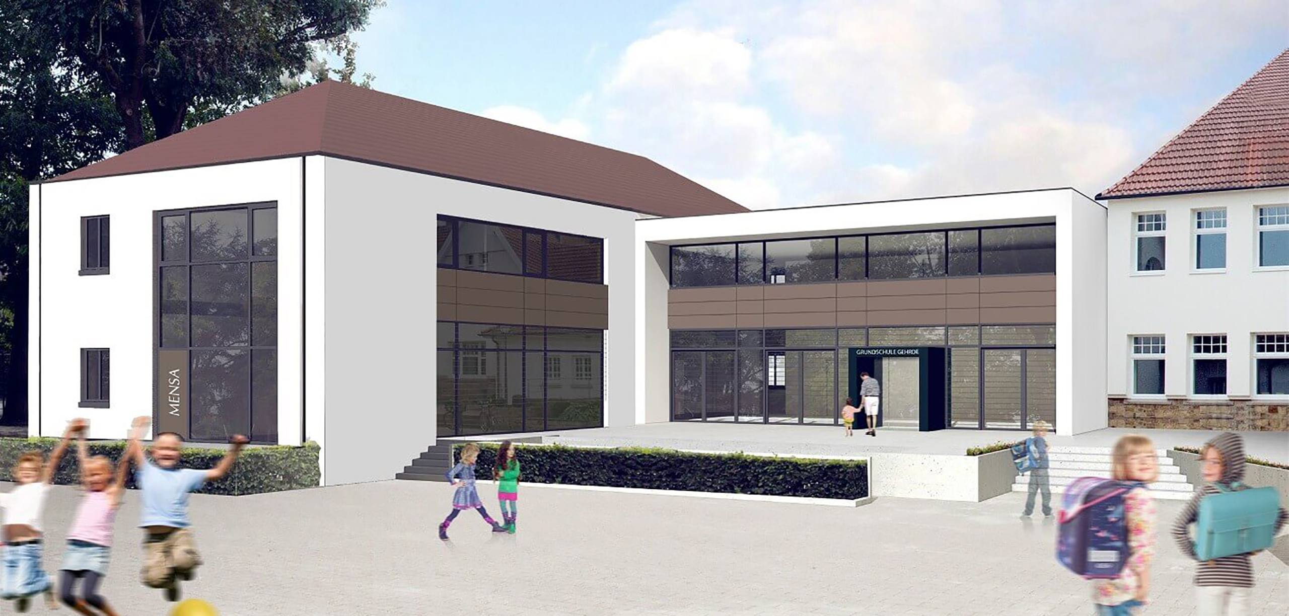 Perspektive Grundschule Gehrde Perspektive einer Grundschule in Gehrde | Architektur