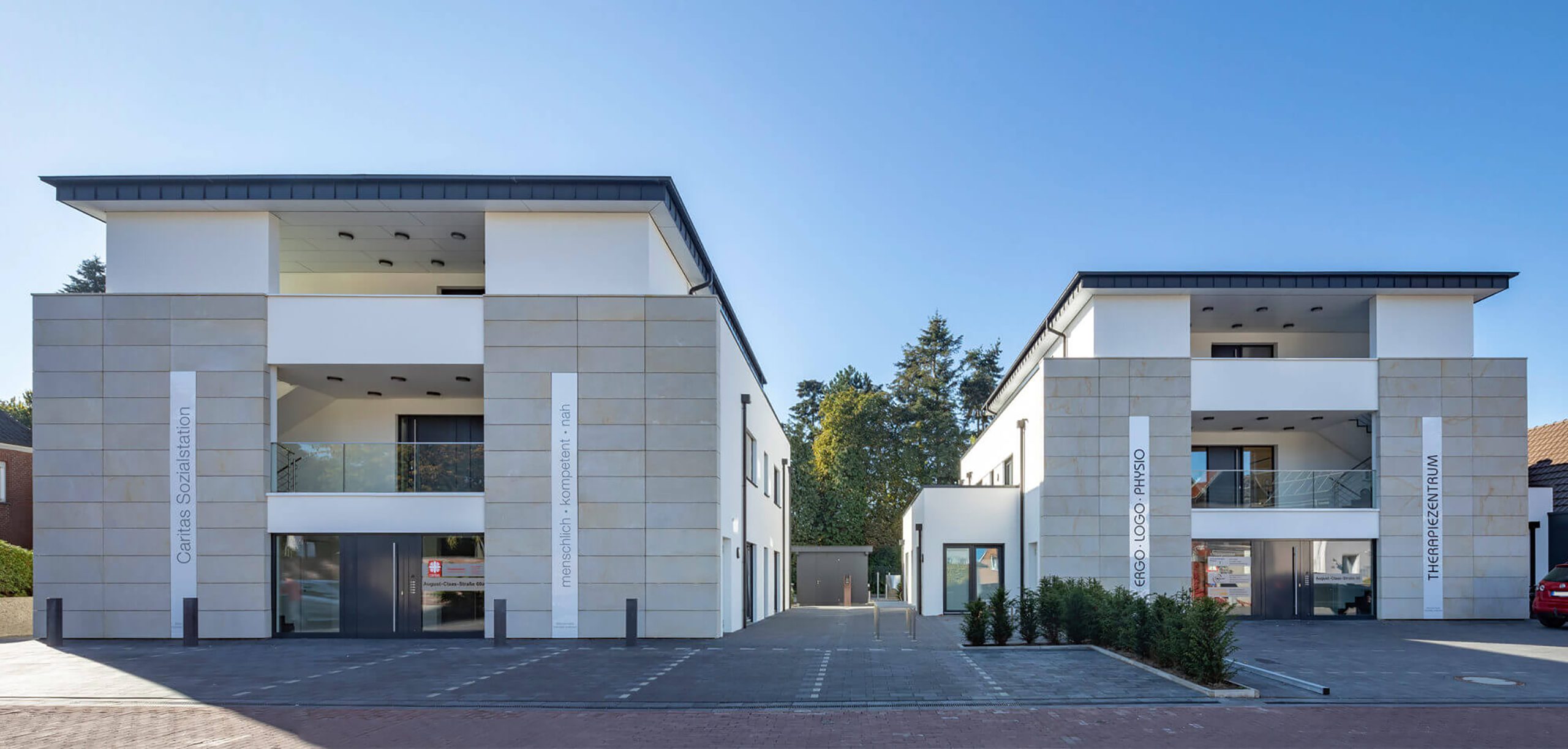 Ärztezentrum in moderner Architektursprache | Architekt Osnabrück