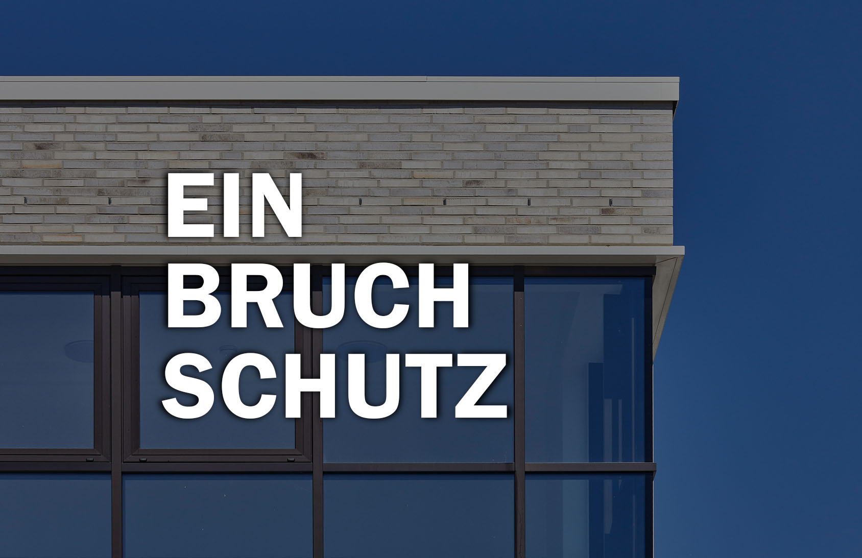 Klinkerbau in Kombination mit Pfosten-Riegel-Fassade | Einbruchschutz Architektur