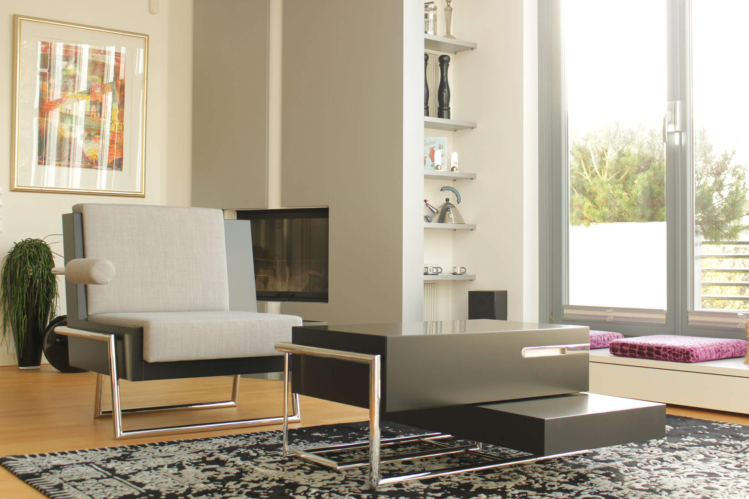 Ein Sessel mit hochwertigen Materialien | Innenarchitektur